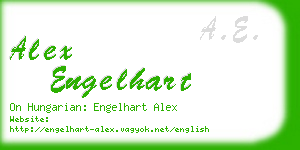 alex engelhart business card